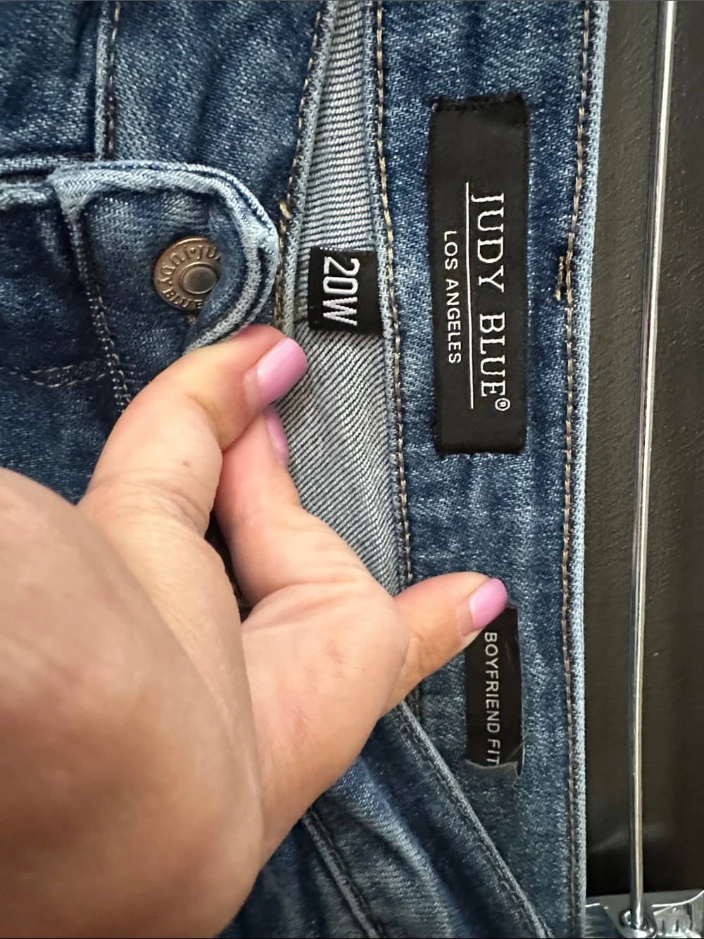Judy blue Light Blue Distressed Cropped boyfriend Jeans